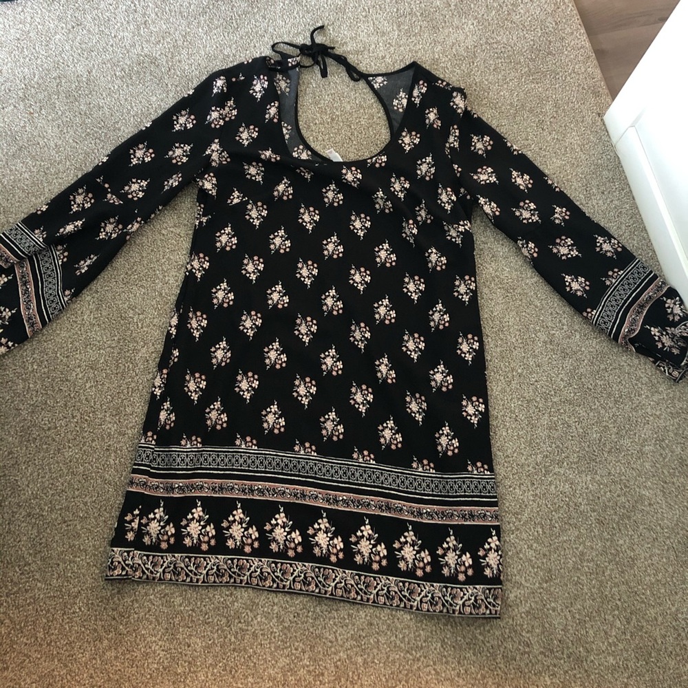 Floral shift dress
